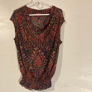 Prestige Woman Bolo Casual Sleeveless Blouse Top Size 2X